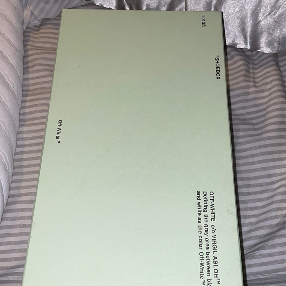 Off white shoe box